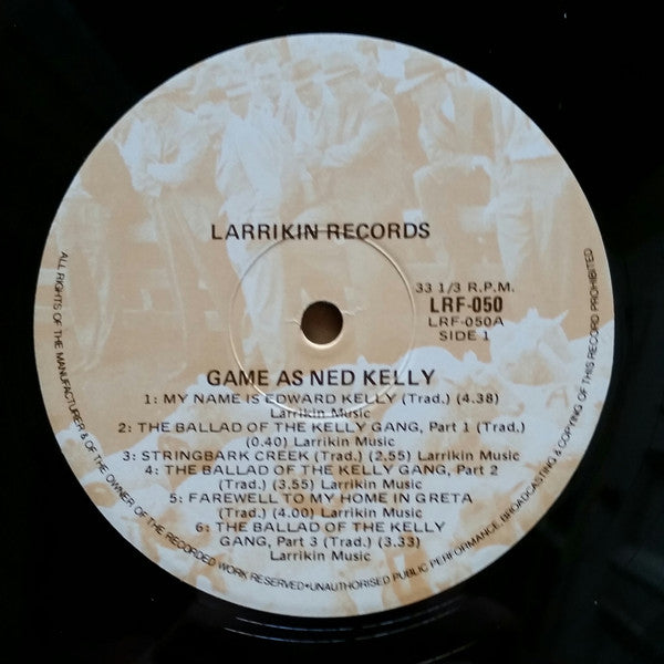 Various : Game As Ned Kelly  (LP, Album)