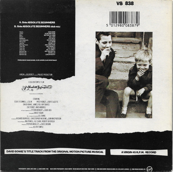 David Bowie : Absolute Beginners (7", Single, Ltd, Pic)