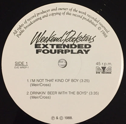 Weekend Rockstars : Extended Fourplay (12", Maxi)