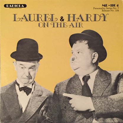 Laurel & Hardy : Laurel & Hardy On The Air (LP, Album, Mono)
