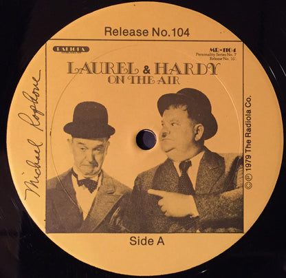 Laurel & Hardy : Laurel & Hardy On The Air (LP, Album, Mono)