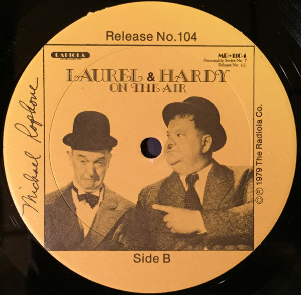 Laurel & Hardy : Laurel & Hardy On The Air (LP, Album, Mono)