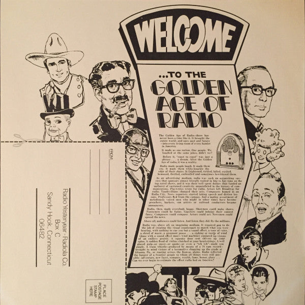 Laurel & Hardy : Laurel & Hardy On The Air (LP, Album, Mono)