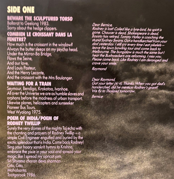 Raymond J. Bartholomeuz : Crayfish Frenzy (LP, Album)