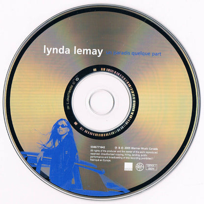Lynda Lemay : Un Paradis Quelque Part (CD, Album, RP)