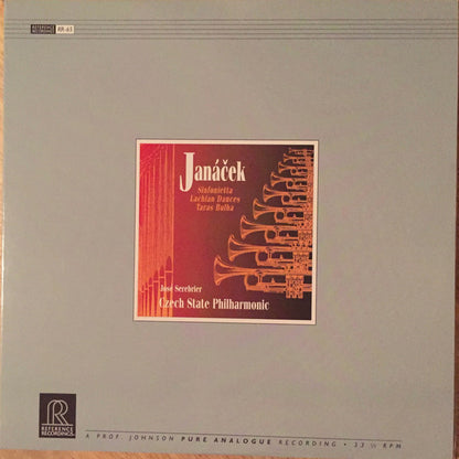 Leoš Janáček, Jose Serebrier, Brno State Philharmonic Orchestra : Sinfonietta, Lachian Dances, Taras Bulba (2xLP)