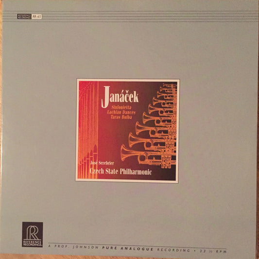 Leoš Janáček, Jose Serebrier, Brno State Philharmonic Orchestra : Sinfonietta, Lachian Dances, Taras Bulba (2xLP)