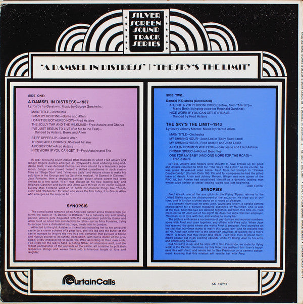 Fred Astaire, George Burns, Gracie Allen, Joan Leslie, Robert Benchley : A Damsel In Distress / The Sky's The Limit (LP, Album, Comp)