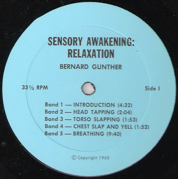 Bernard Gunther : Sensory Awakening: Relaxation (LP, Album)