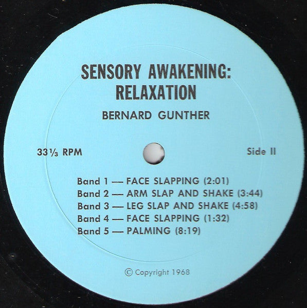 Bernard Gunther : Sensory Awakening: Relaxation (LP, Album)