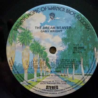 Gary Wright : The Dream Weaver (LP, Album, Bur)