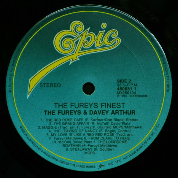The Fureys & Davey Arthur : The Fureys Finest (LP, Comp)