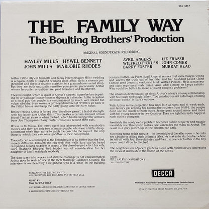 Paul McCartney : The Family Way (LP, Album, RE)