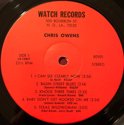 Chris Owens (4) : An Evening With (LP)