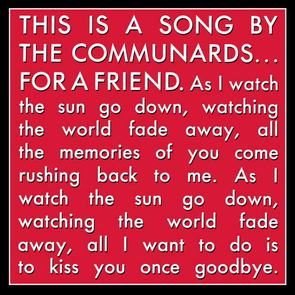 The Communards : For A Friend (12", Single)