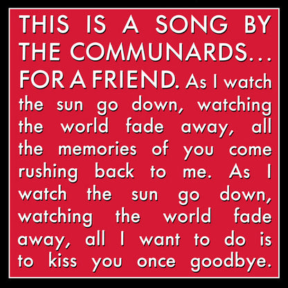 The Communards : For A Friend (12", Single)