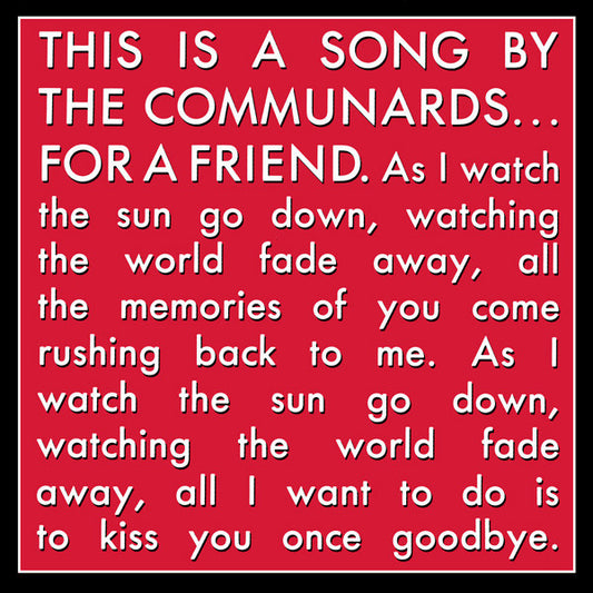 The Communards : For A Friend (12", Single)