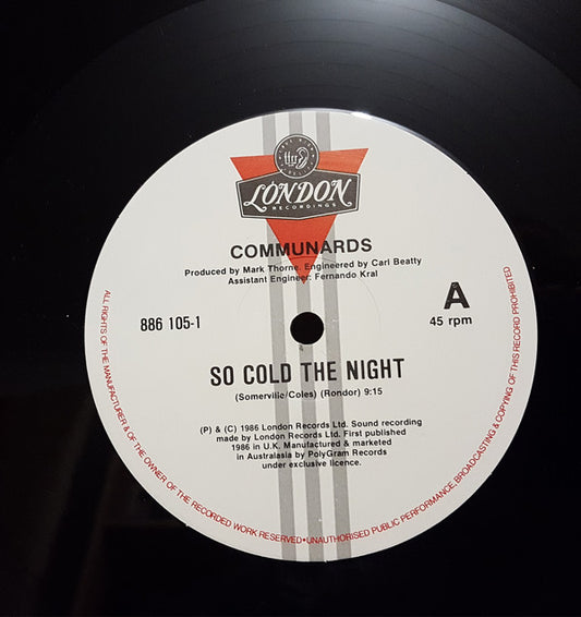 The Communards : So Cold The Night (12", Single)