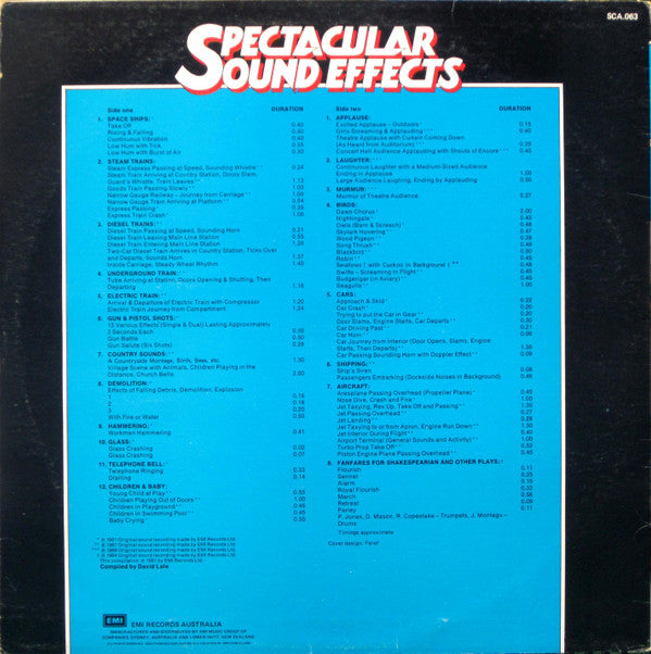 No Artist : Spectacular Sound Effects (Album Two) (LP, Comp, Mono)