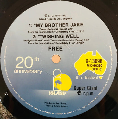 Free : All Right Now (12", Ltd)
