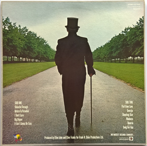 Elton John : A Single Man (LP, Album, Promo)