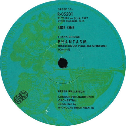 Frank Bridge / E.J. Moeran* : Phantasm (Rhapsody For Piano And Orchestra) / Rhapsody In F Sharp (LP, Album, Club)