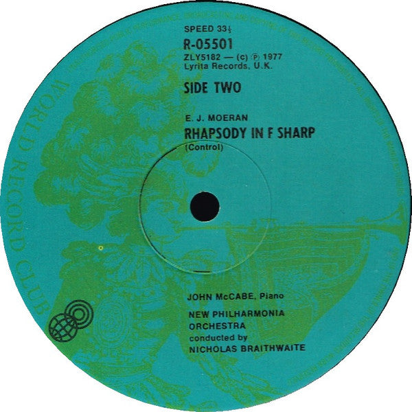 Frank Bridge / E.J. Moeran* : Phantasm (Rhapsody For Piano And Orchestra) / Rhapsody In F Sharp (LP, Album, Club)