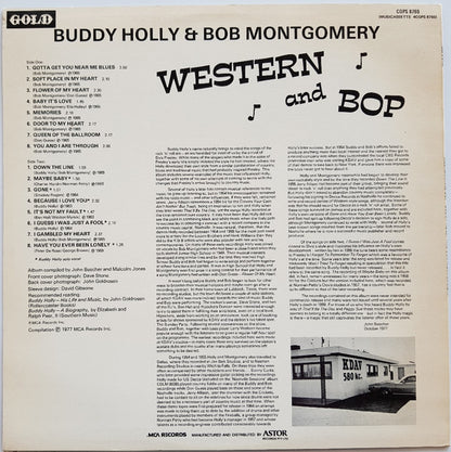 Buddy Holly & Bob Montgomery : Western And Bop (LP, Comp)