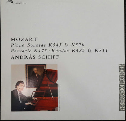 Wolfgang Amadeus Mozart, András Schiff : Piano Sonatas K545 & K570 / Fantasie K475 ∙ Rondos K485 & K511 (LP)