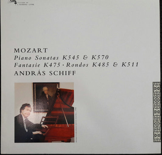 Wolfgang Amadeus Mozart, András Schiff : Piano Sonatas K545 & K570 / Fantasie K475 ∙ Rondos K485 & K511 (LP)