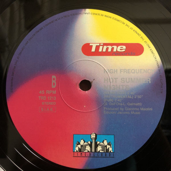 High Frequency (3) : Hot Summer Nights (12")
