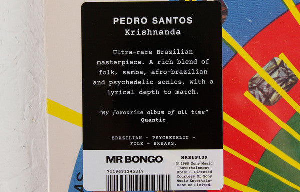 Pedro Santos : Krishnanda (LP, Album, RE)
