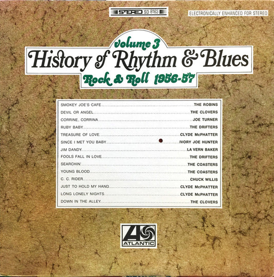 Various : History Of Rhythm & Blues Volume 3 Rock & Roll 1956-57 (LP, Comp)