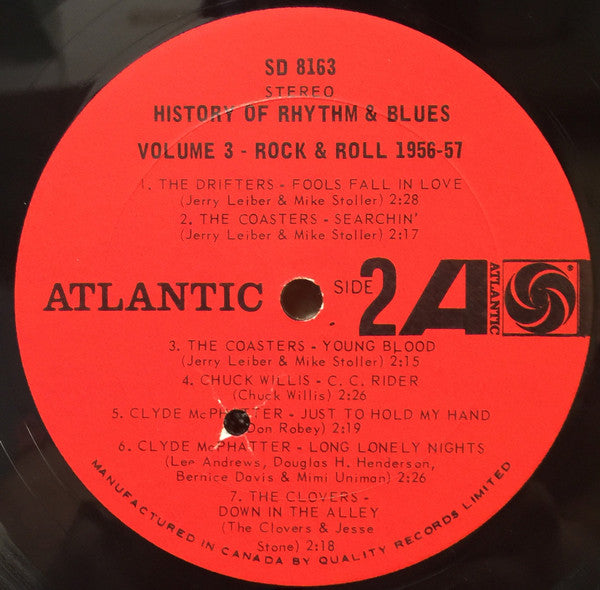 Various : History Of Rhythm & Blues Volume 3 Rock & Roll 1956-57 (LP, Comp)