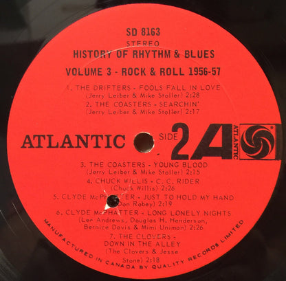 Various : History Of Rhythm & Blues Volume 3 Rock & Roll 1956-57 (LP, Comp)