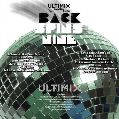 Various : Back Spins Nine (CDr, Comp, Promo)
