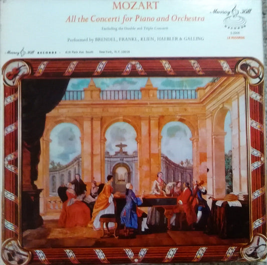 Wolfgang Amadeus Mozart : All The Concerti For Piano And Orchestra - Excluding The Double And Triple Concerti (12xLP + Box, Comp)