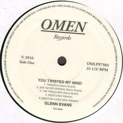 Glenn Evans (5) : You Twisted My Mind (LP)