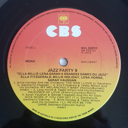 Billie Holiday, Ella Fitzgerald, Lena Horne, Sarah Vaughan : Billie, Ella, Lena, Sarah - 4 Grandes Dames Du Jazz (LP, Comp, Mono)
