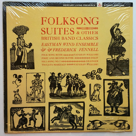 Frederick Fennell, Eastman Wind Ensemble : Folk Songs & Other British Band Classics (LP, Album, Comp, RM)