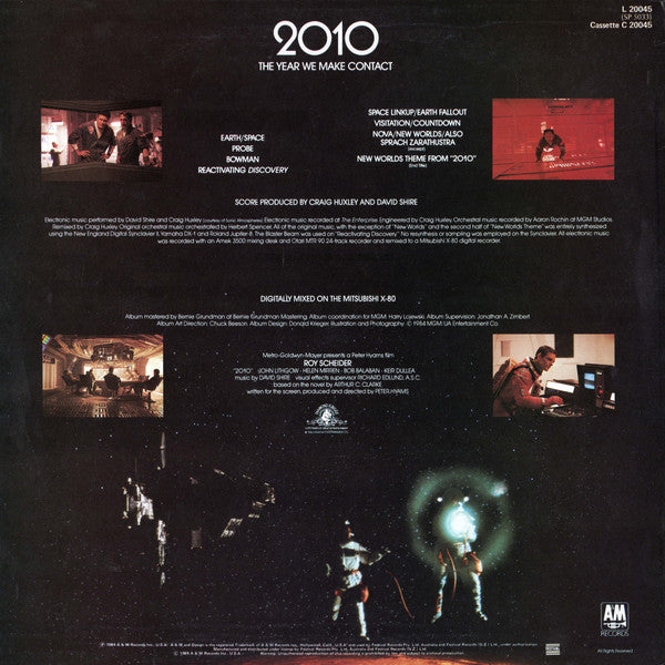 David Shire : 2010 (Original Music From The Motion Picture) (LP, Album, Promo, Dig)