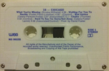 Chicago (2) : Chicago 16 (Cass, Album)