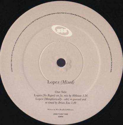 808 State : Lopez (Mixed) (12")