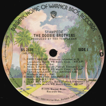 The Doobie Brothers : Stampede (LP, Album, RP, San)