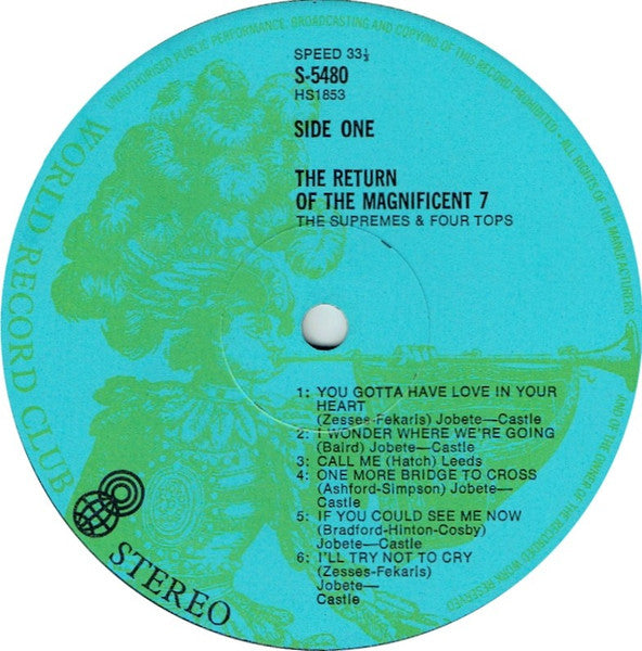 The Supremes & The Four Tops* : The Return Of The Magnificent Seven (LP, Album, Club)