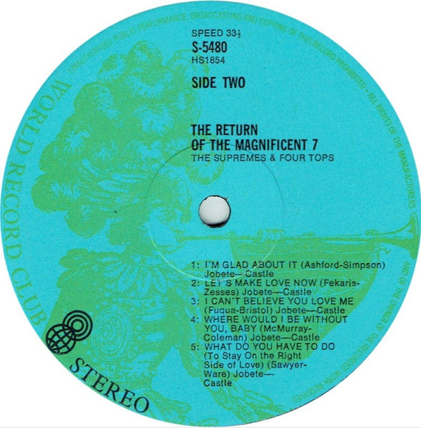 The Supremes & The Four Tops* : The Return Of The Magnificent Seven (LP, Album, Club)