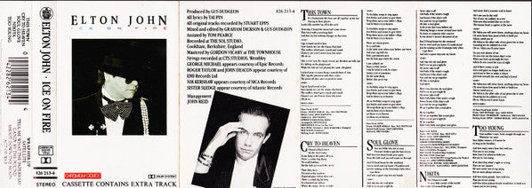 Elton John : Ice On Fire (Cass, Album)