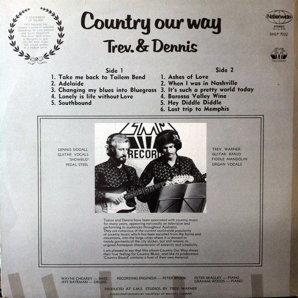 Trev & Dennis : Country Our Way (LP, Album)