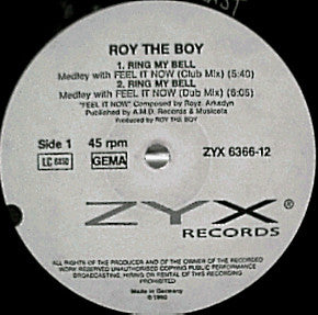 Roy The Boy : Ring My Bell (12", Maxi)