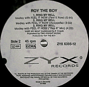 Roy The Boy : Ring My Bell (12", Maxi)